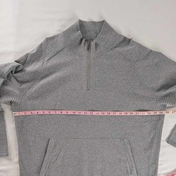 Duluth Trading Co Quarter Zip High Neck Sweatshirt Sweater Vented Front Pocket - Picture 5 of 6